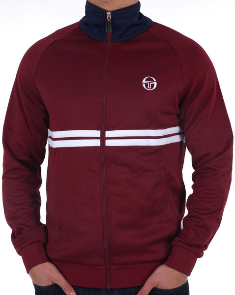 Sergio Tacchini Dallas Track Top Burgundy / Navy