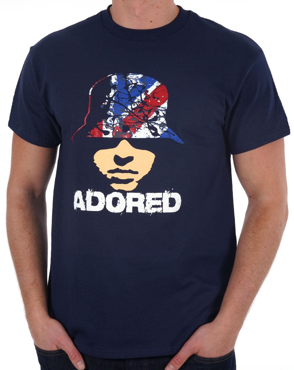 80s Casuals - Roses Reni Bucket Hat T-Shirt Marineblau