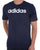 Adidas Linear Logo T Shirt Navy/White