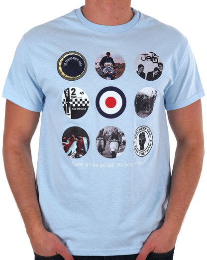 Mod Life T-Shirt Himmelblau