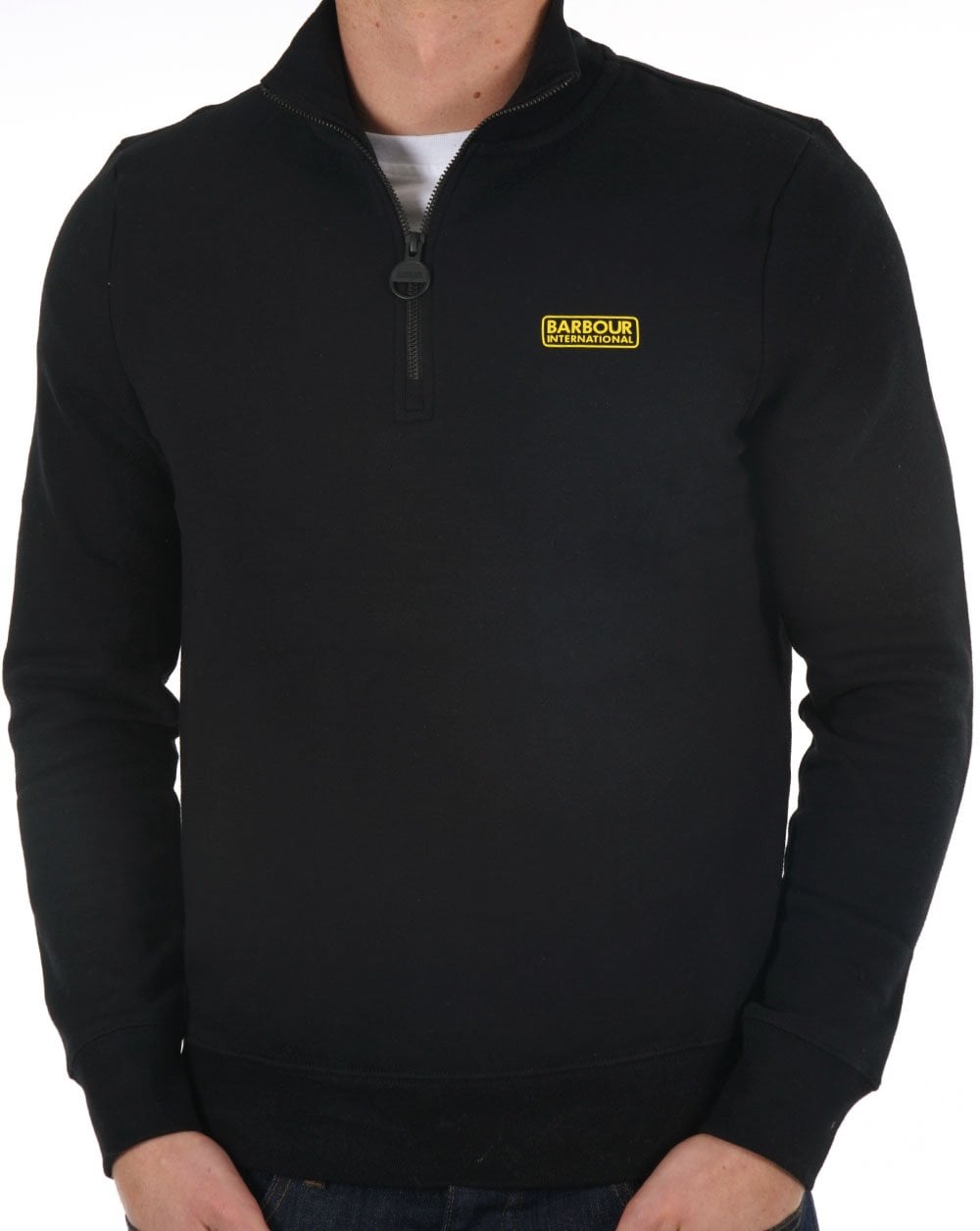 Barbour International Half Zip Sweatshirt Black