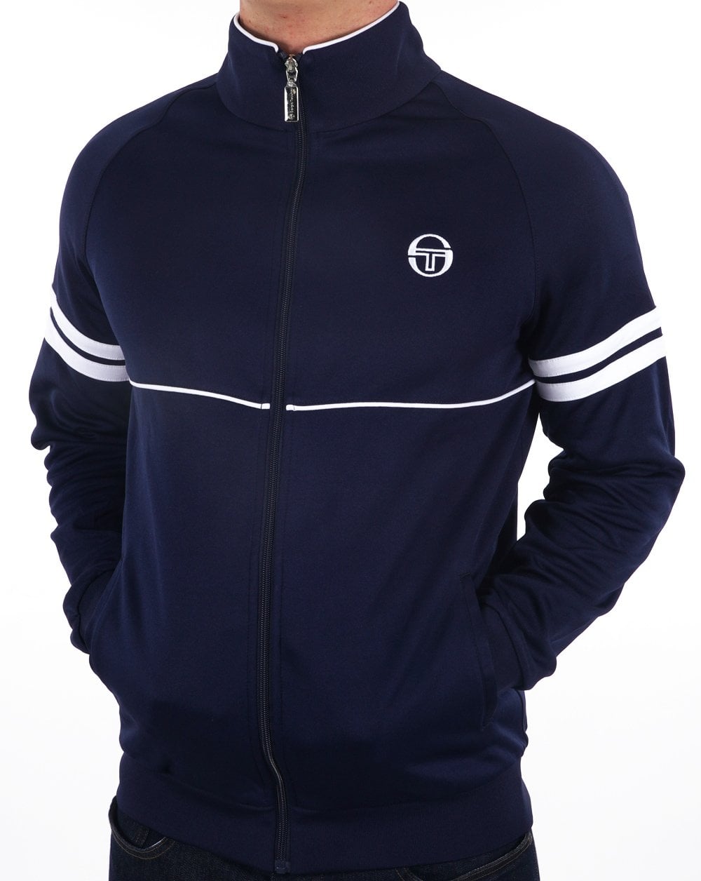 Sergio Tacchini Star Track Top Marineblau / Weiß
