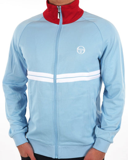 Sergio Tacchini Dallas Trainingsjacke Himmelrot Weiß