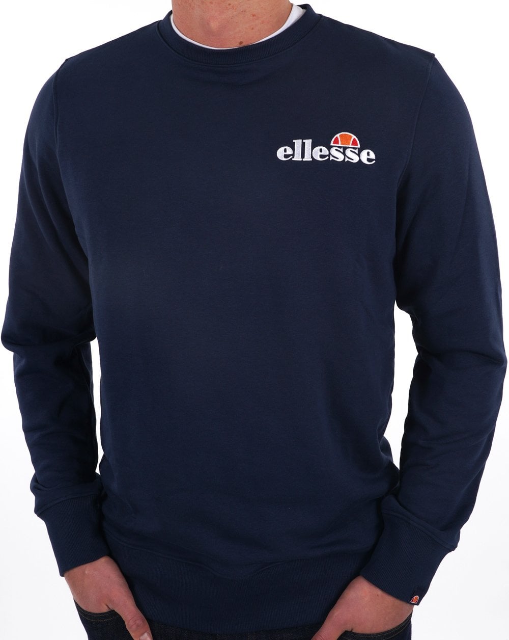 Ellesse – Crew-Sweatshirt in Marineblau