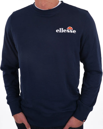 Ellesse – Crew-Sweatshirt in Marineblau