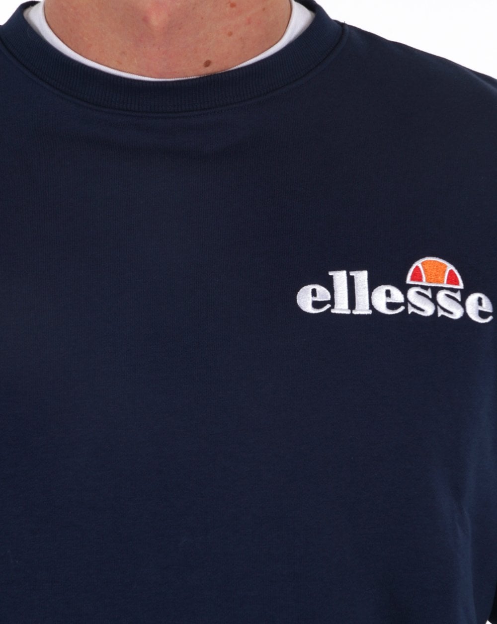 Ellesse – Crew-Sweatshirt in Marineblau