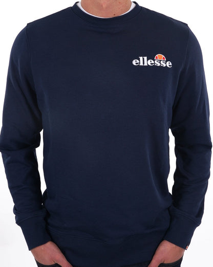 Ellesse – Crew-Sweatshirt in Marineblau