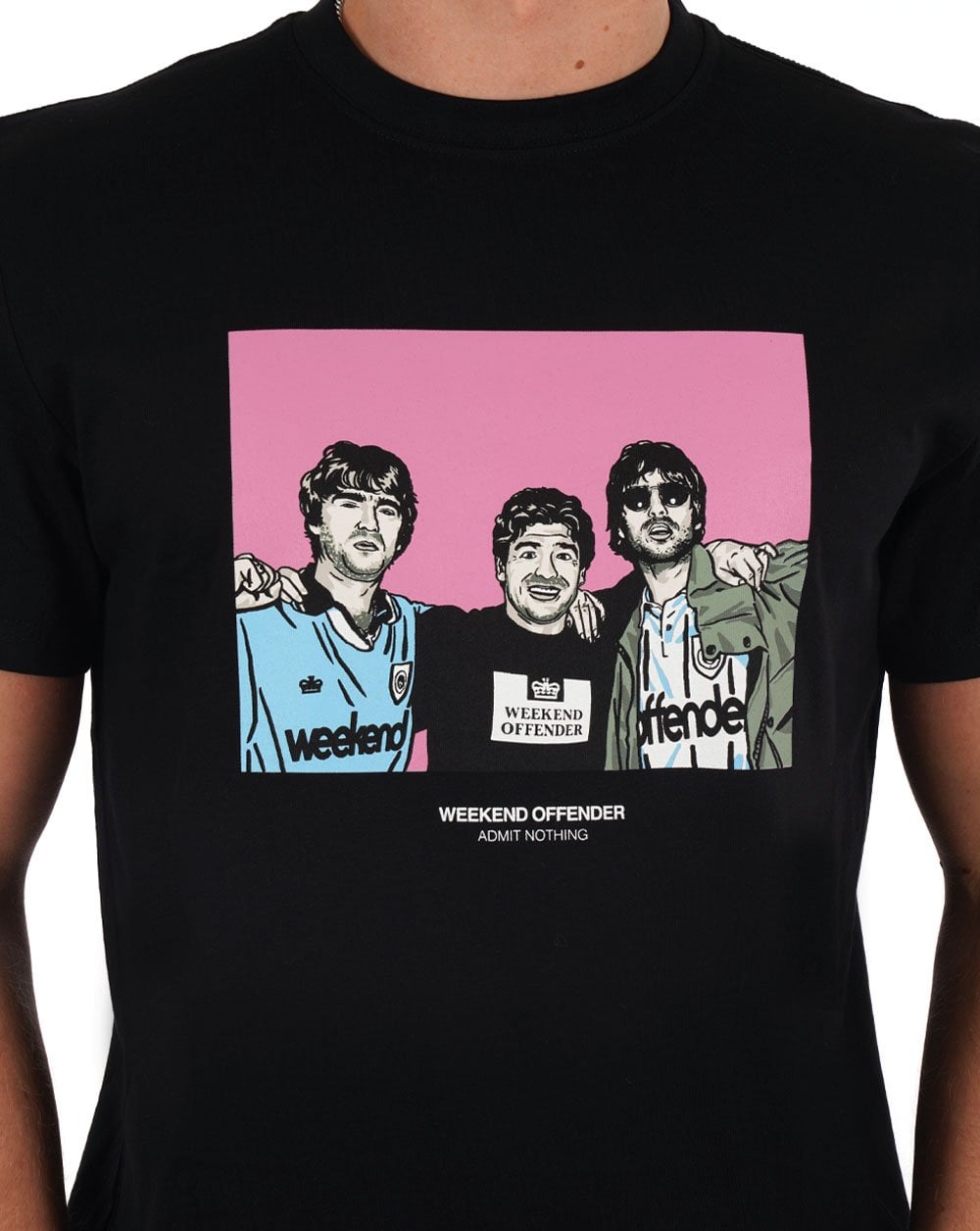 Weekend Offender Diego T-Shirt Schwarz