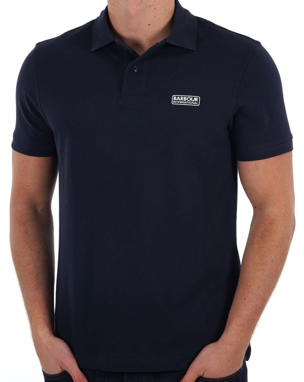 Barbour International Essential Poloshirt Marineblau