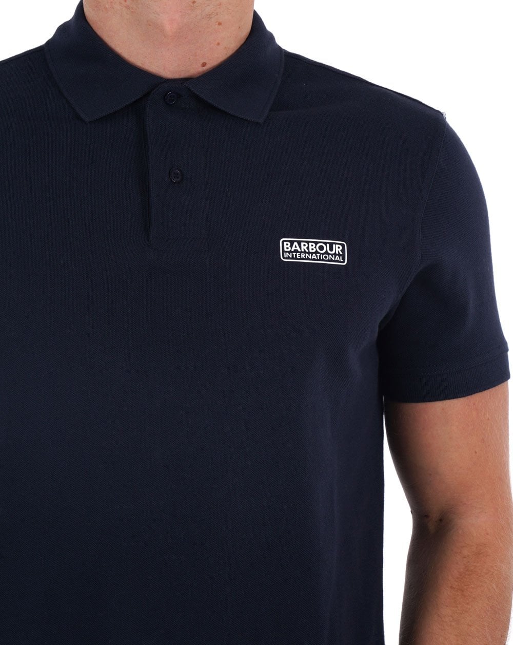 Barbour International Essential Polo Navy