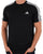Adidas 3 Stripes Sports T-Shirt Black/White