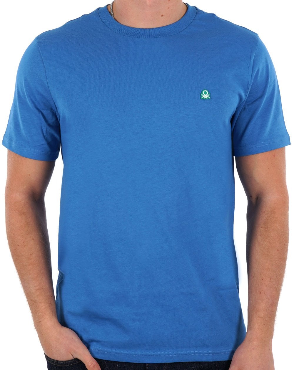 Benetton Small Logo T-shirt Blue