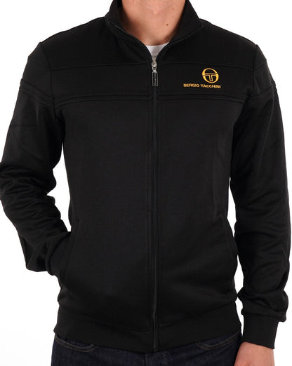 Sergio Tacchini Masters Trainingsjacke Schwarz Gold