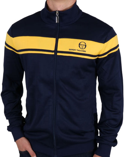 Sergio Tacchini Masters Trainingsjacke Marineblau Gelb