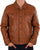 Real Hoxton Leather Trucker Jacket Tan