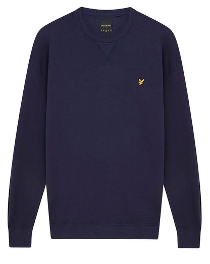 Lyle And Scott Sweatshirt mit Rundhalsausschnitt, Marineblau