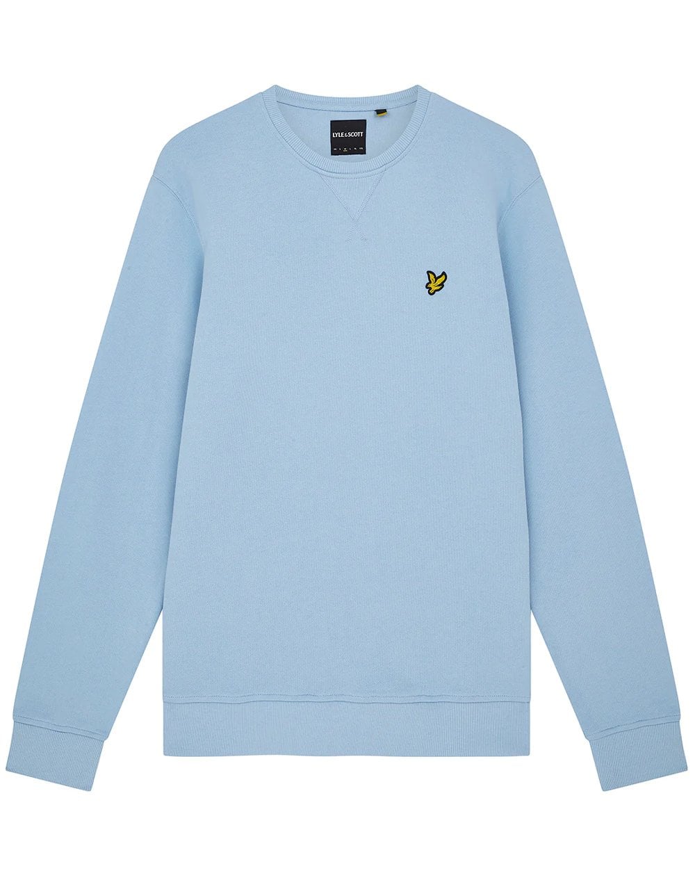 Lyle &amp; Scott Sweatshirt mit Rundhalsausschnitt, Hellblau