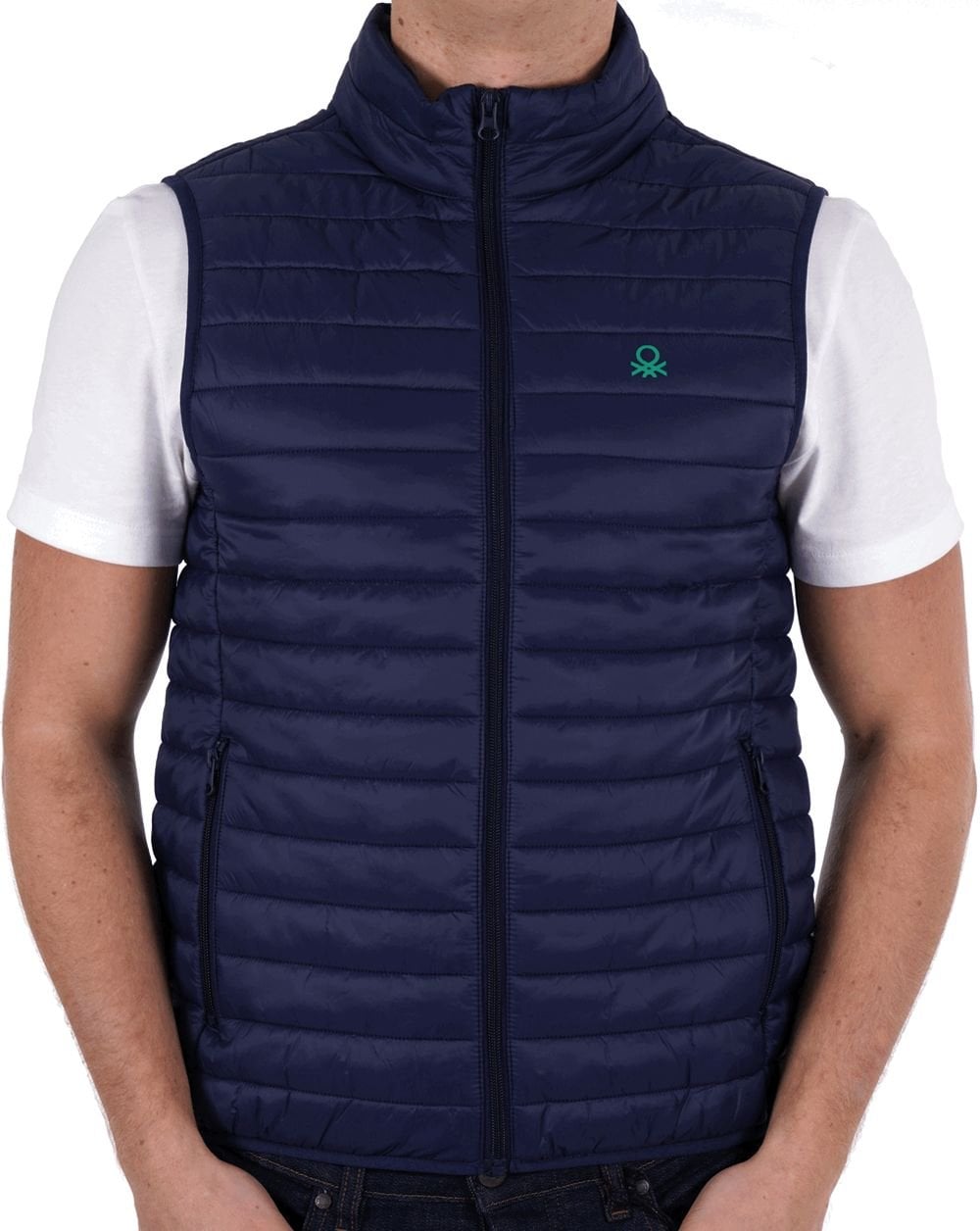 Benetton Weste Marineblau