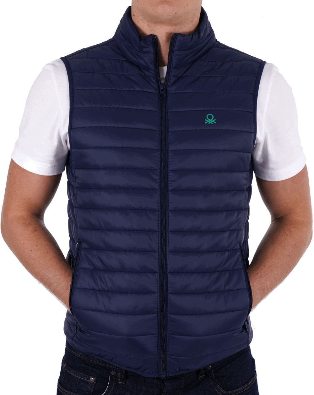 Benetton Weste Marineblau
