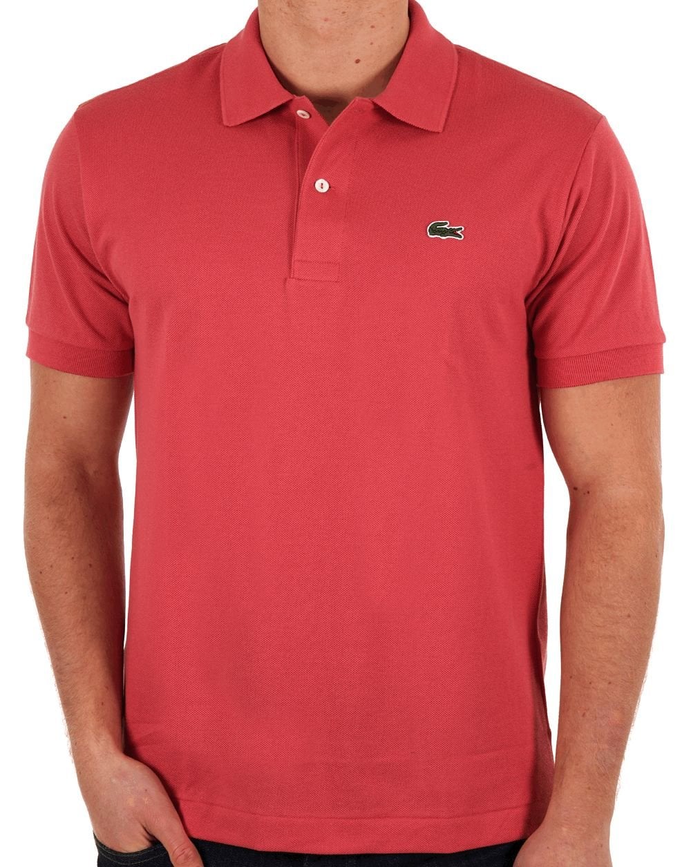 Lacoste – Klassisches Poloshirt in Sierra-Rot