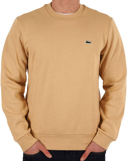 Lacoste Baumwoll-Sweatshirt Sand