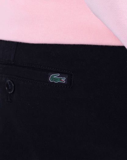 Lacoste – Klassische Slim-Fit-Hose aus Stretch-Baumwolle in Marineblau