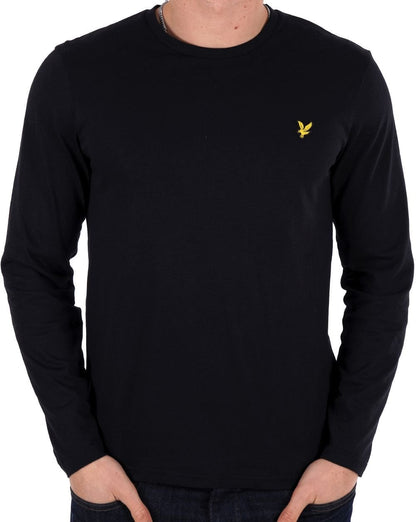 Lyle And Scott – Langärmliges T-Shirt in Schwarz