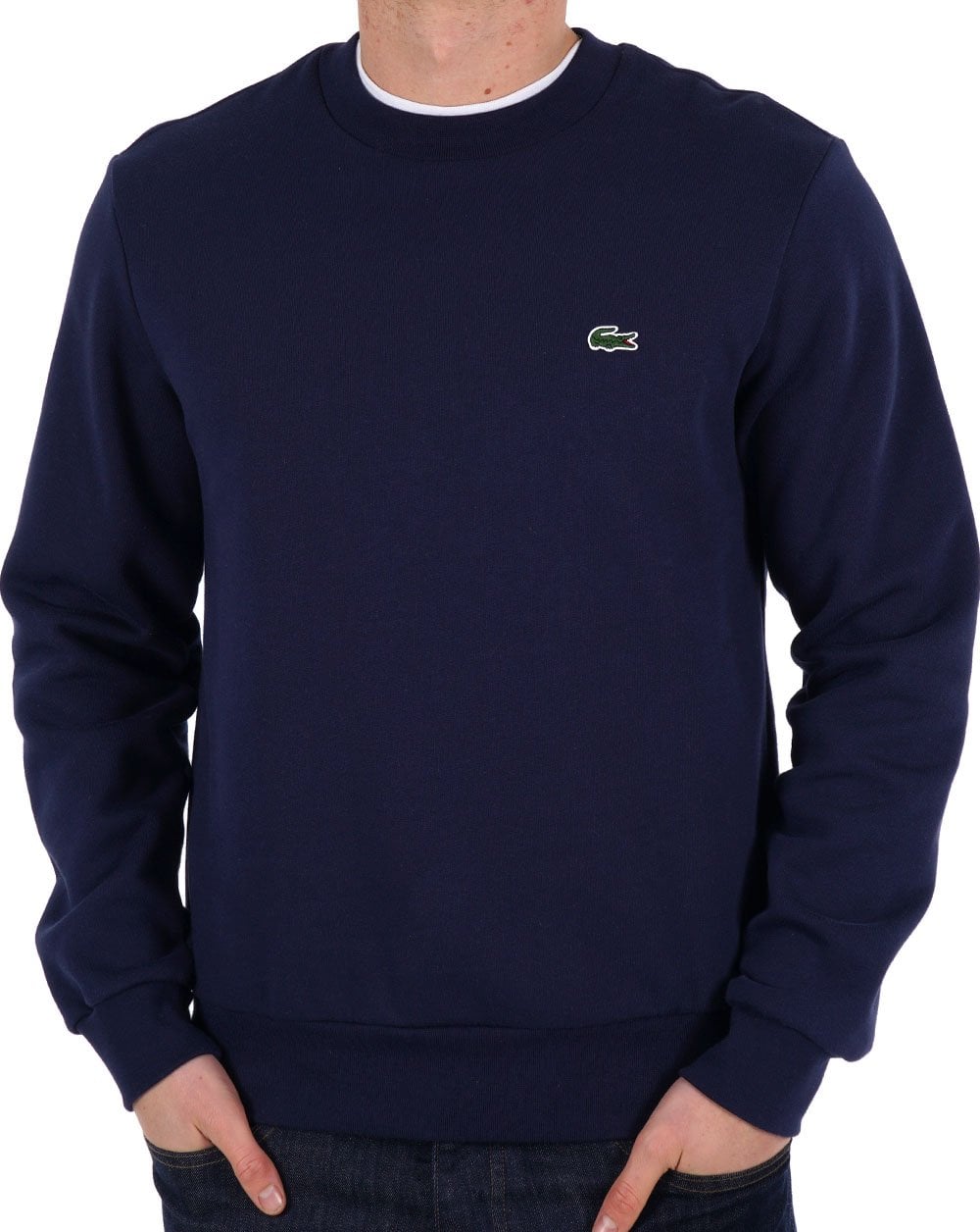 Lacoste Baumwoll-Sweatshirt Marineblau