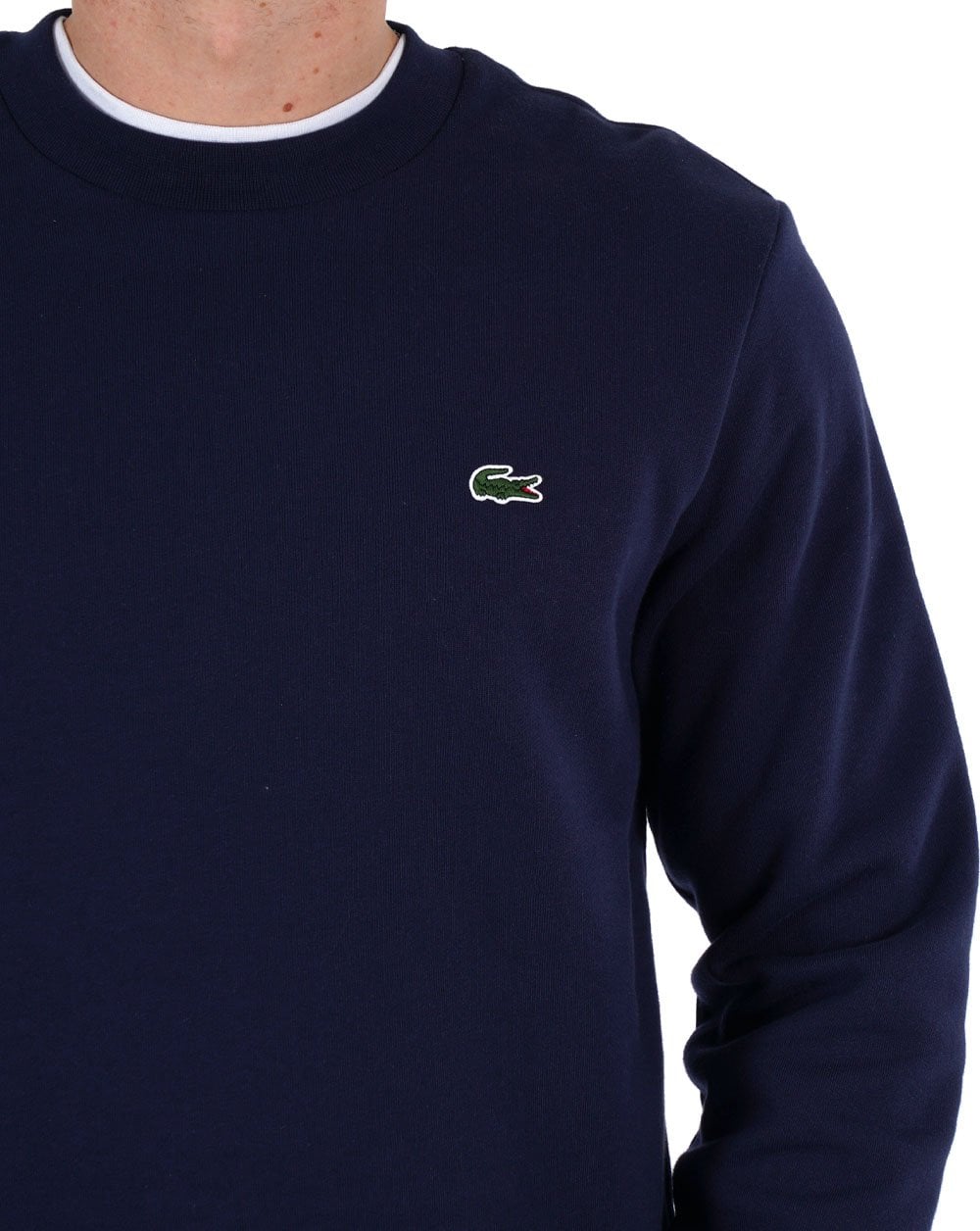 Lacoste Baumwoll-Sweatshirt Marineblau
