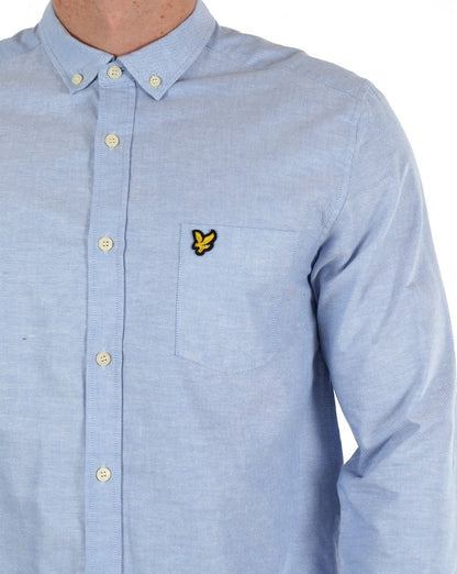 Lyle And Scott Langarmhemd Himmelblau