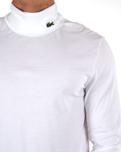 Lacoste Rollkragen Weiß