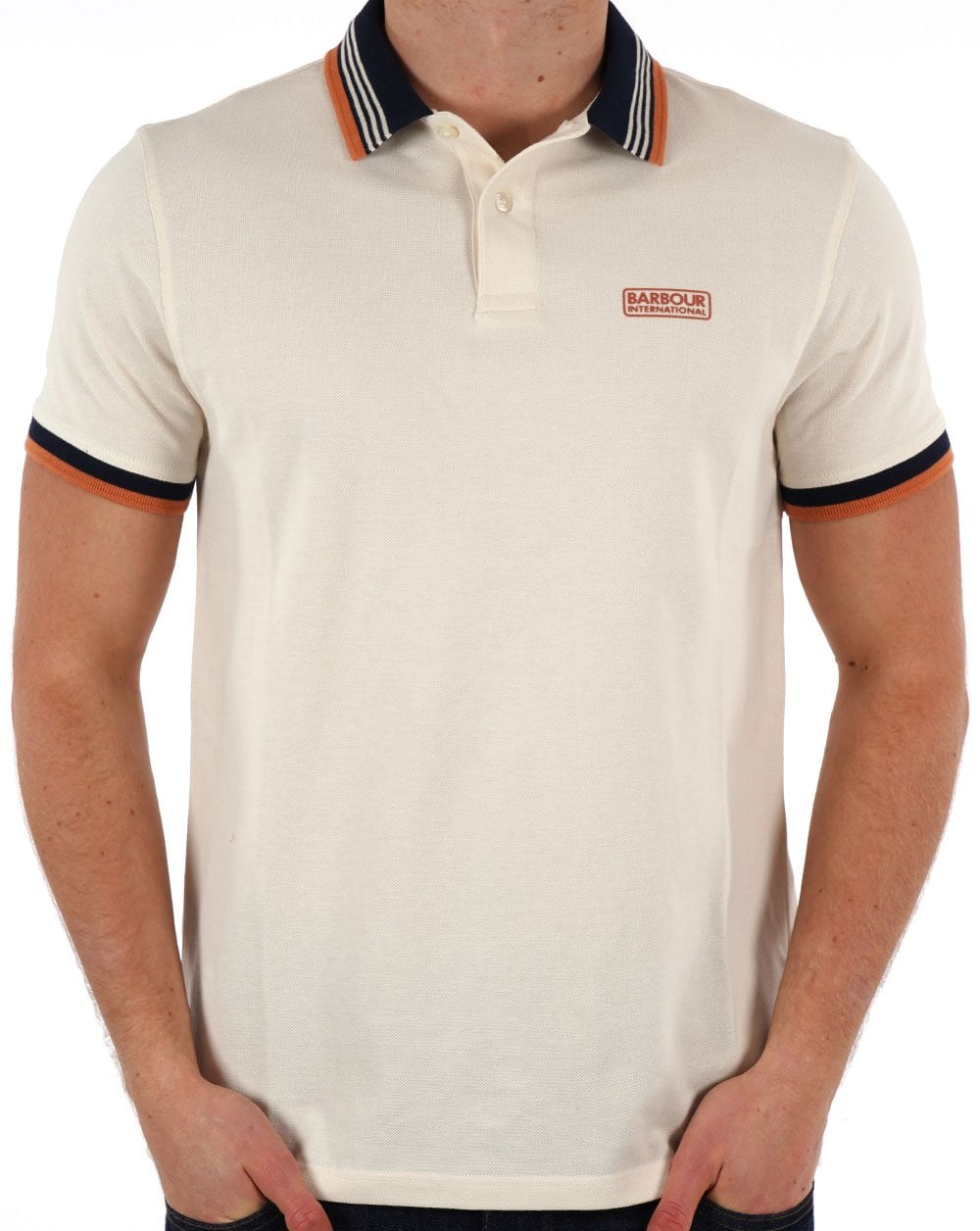 Barbour International Francis Poloshirt Taubengrau