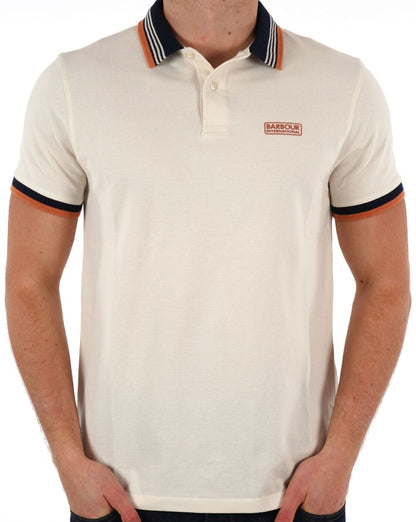 Barbour International Francis Poloshirt Taubengrau
