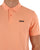 Barbour International Tourer Pique Polo Peach Nectar