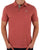 Barbour Tartan Pique Polo Shirt Pink Clay