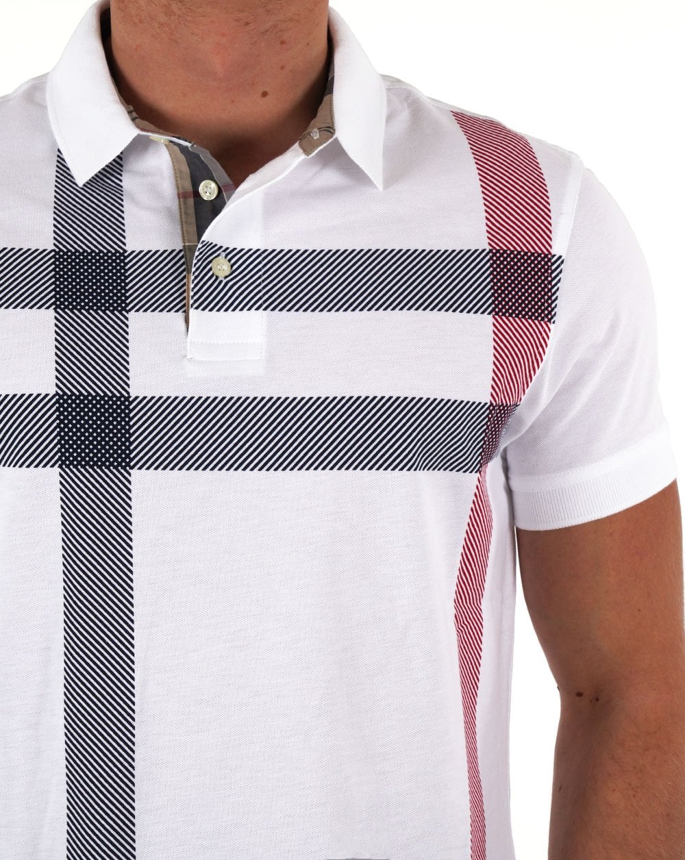 Barbour Blaine Polo Weiß