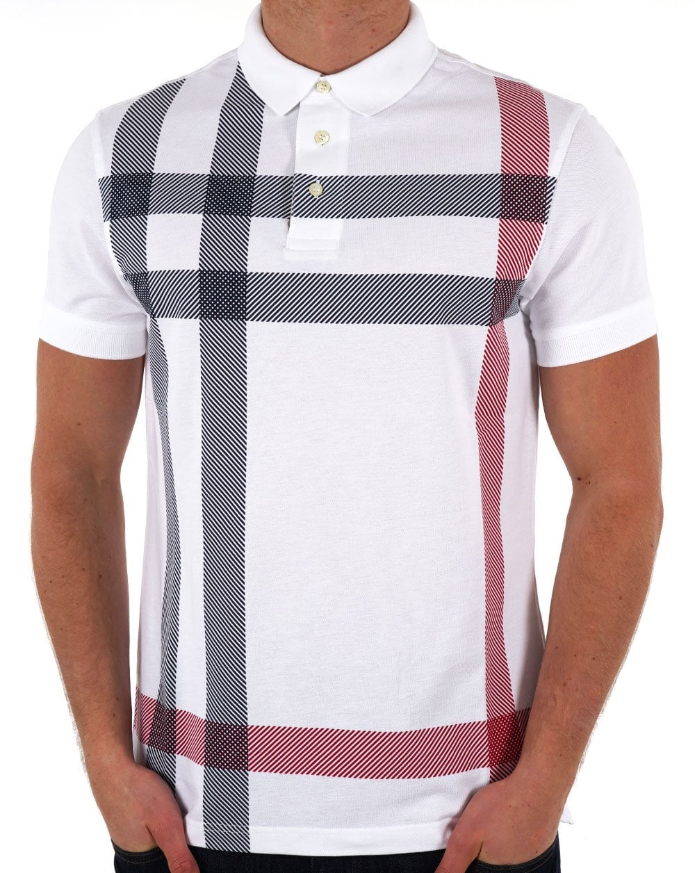 Barbour Blaine Polo Weiß