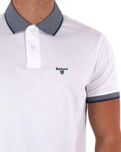 Barbour Cornsay Poloshirt Weiß