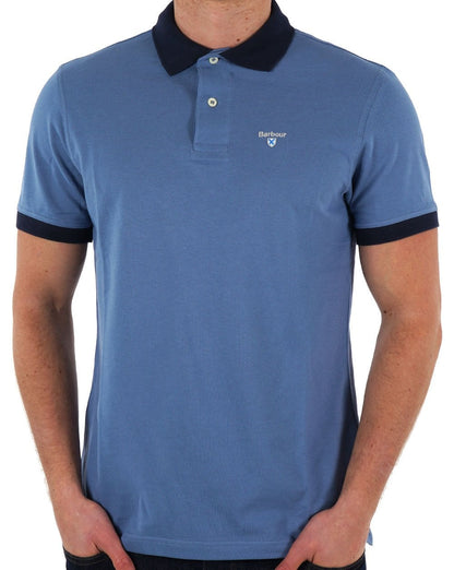 Barbour Lynton Polo Force Blau