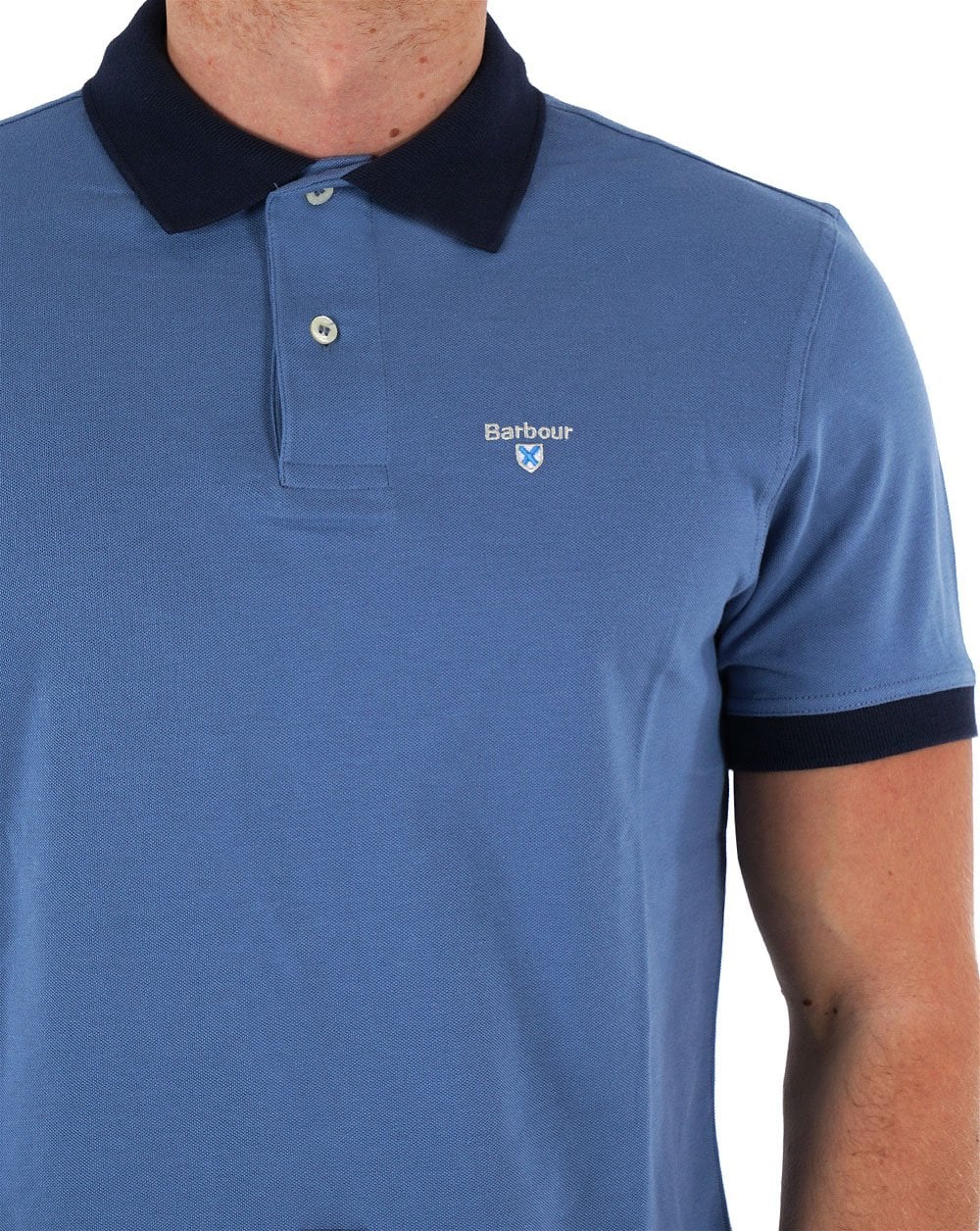 Barbour Lynton Polo Force Blau