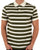 Barbour Stripe Sports Polo Pale Sage
