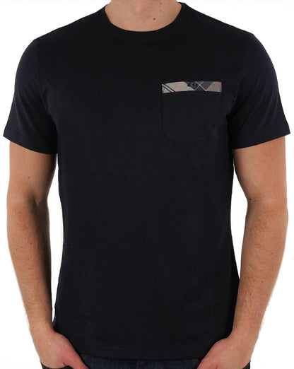 Barbour Durness Pocket T-Shirt Schwarz
