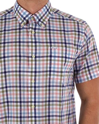 Barbour Kinson SS Maßgeschneidertes Hemd Rosa