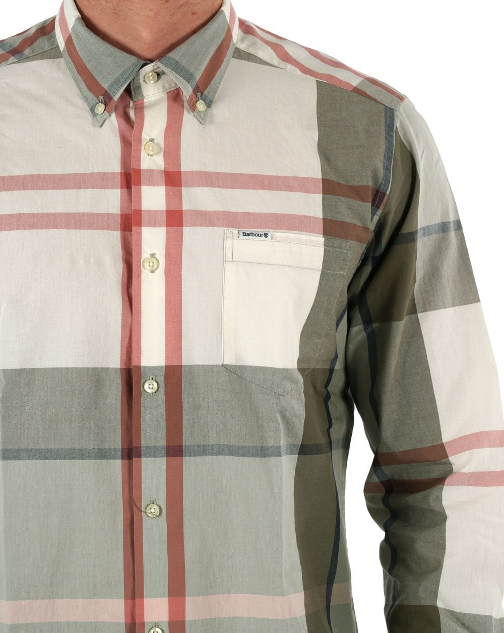 Barbour Harris Shirt Glenmore Olive Tartan