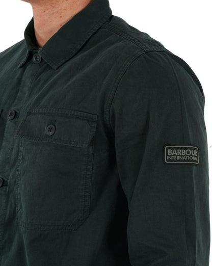 Barbour International Adey Überhemd Forest River Grün