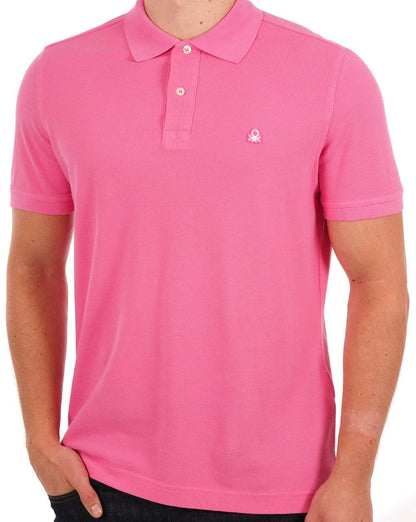 Benetton Poloshirt Rosa