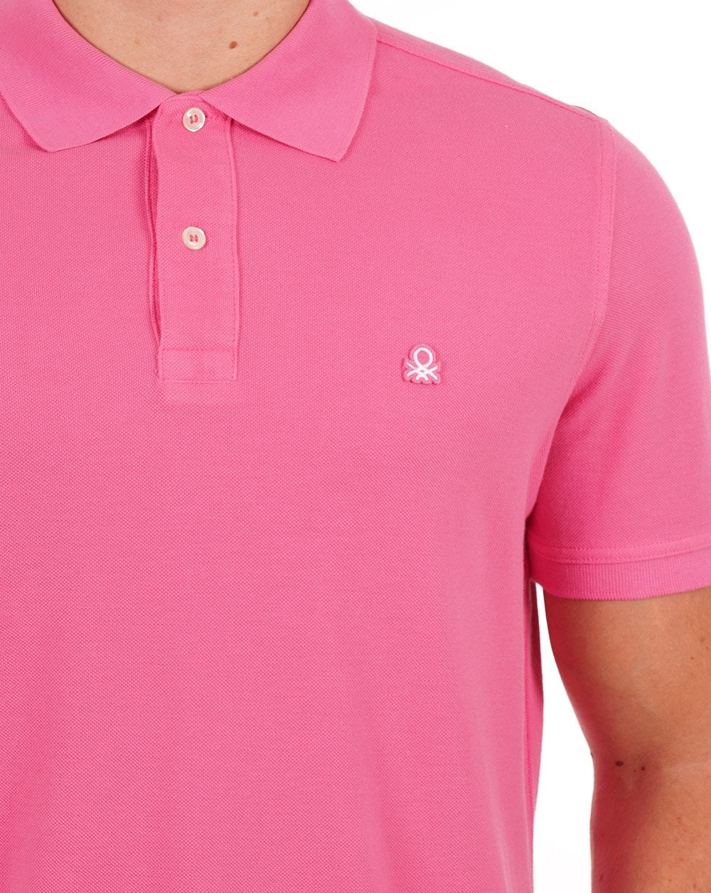 Benetton Poloshirt Rosa