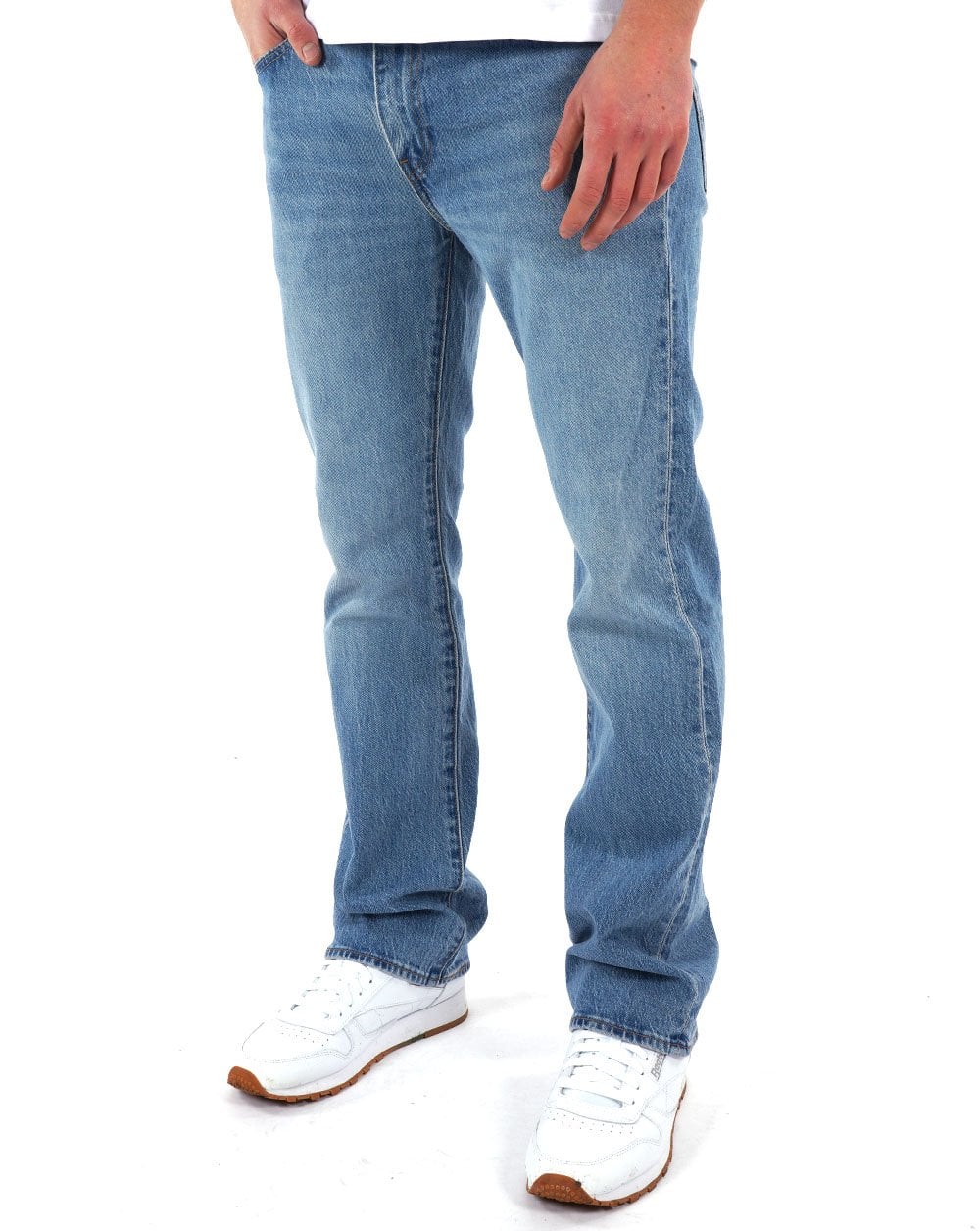 Levi's – 527 – Bootcut-Jeans in mittlerem Indigoblau