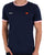 Ellesse Ringer T Shirt Navy/Pink