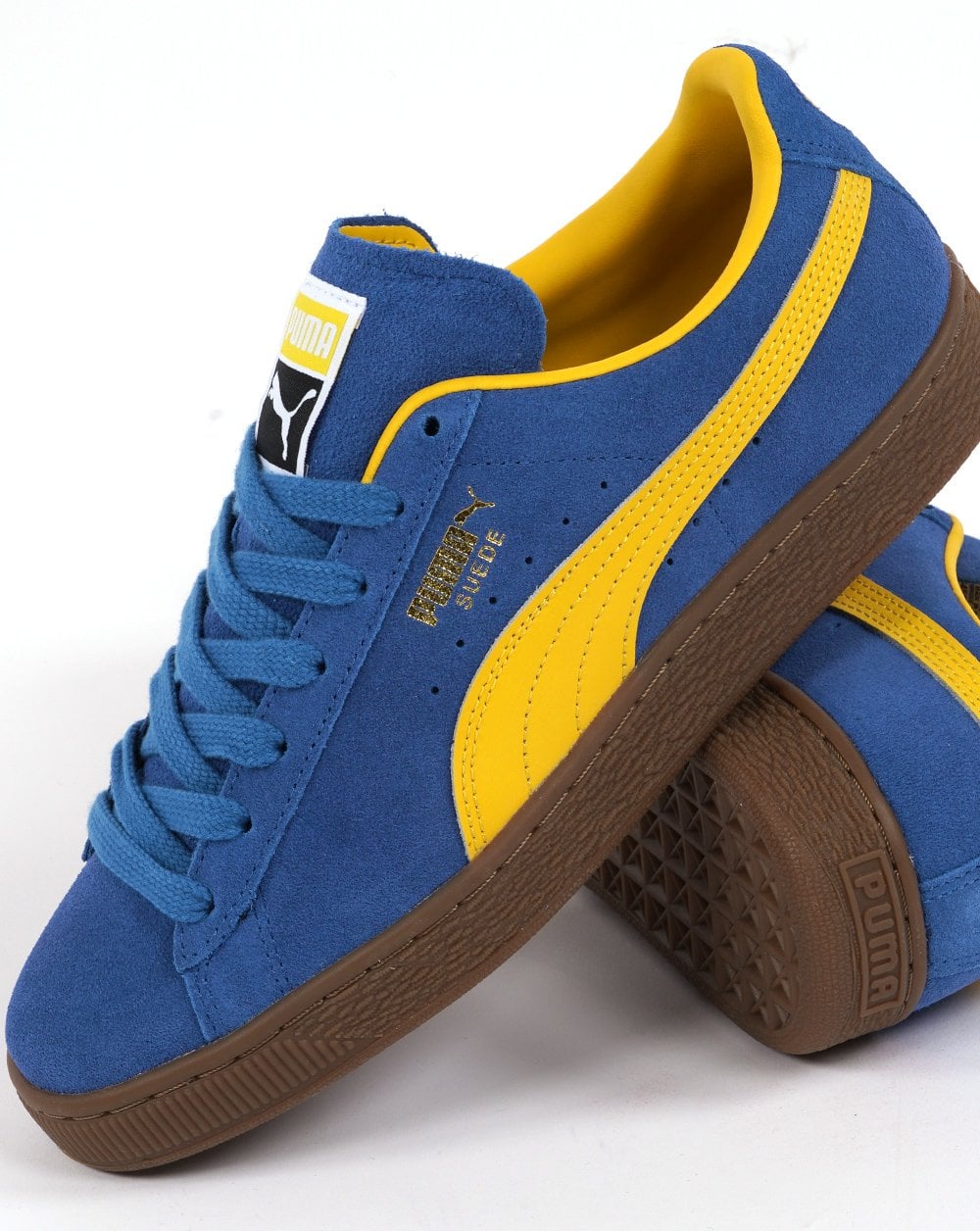Puma Suede Trainer Bluebird Gelb